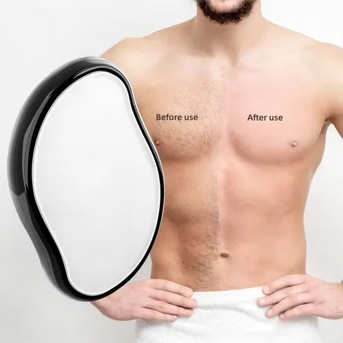 Depiladora y exfoliadora de cristal