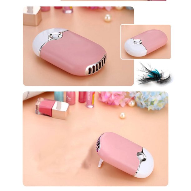 MINI VENTILADOR  PESTAÑAS UÑAS BELLEZA