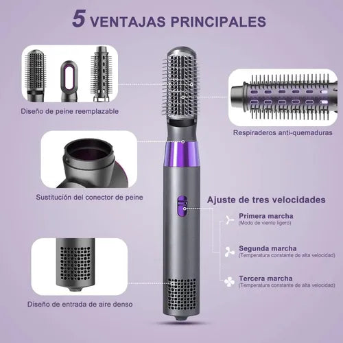 Secador de Pelo Aire Caliente 3 en 1