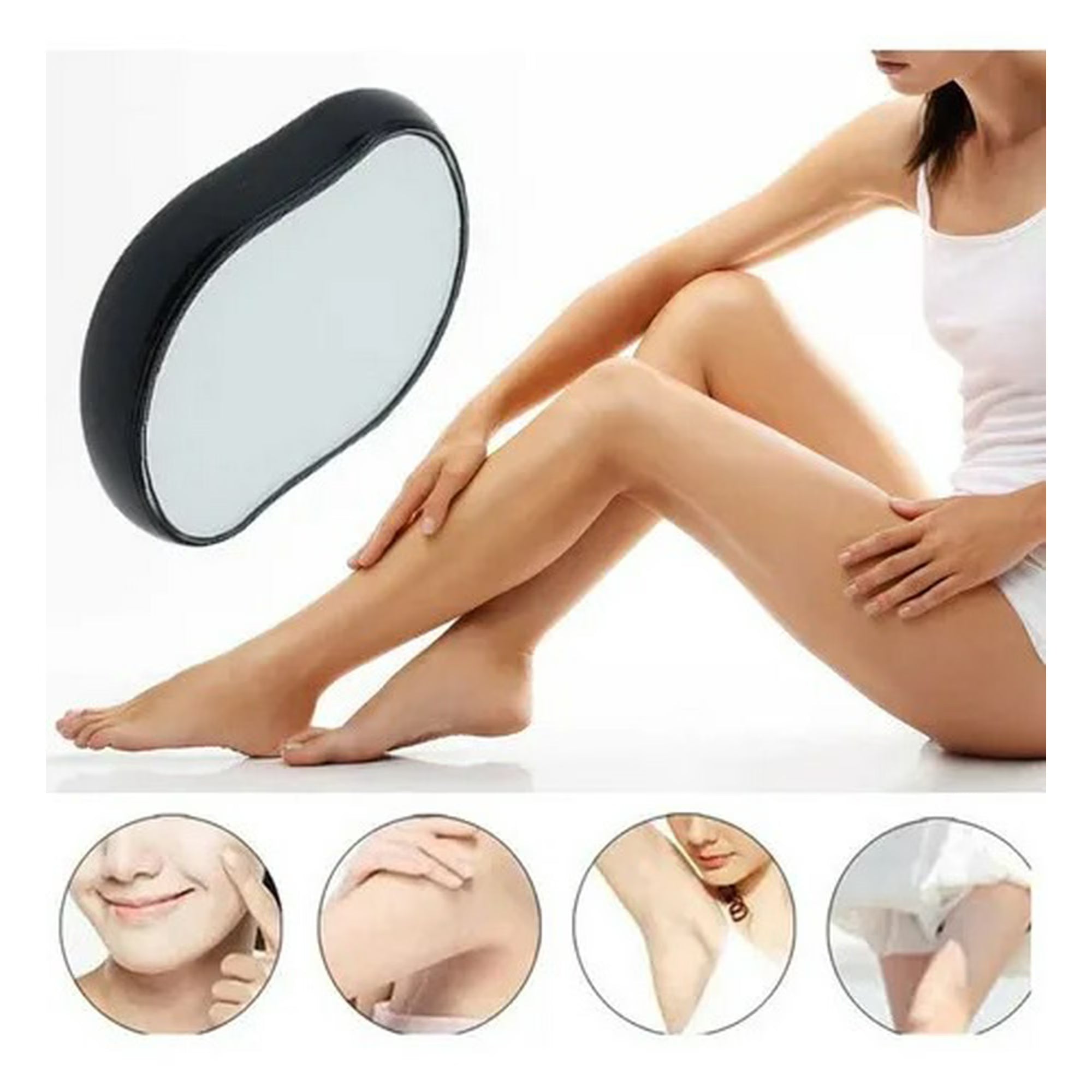 Depiladora y exfoliadora de cristal